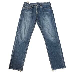 LEVI'S Women's 501 Tapered Raw Hem Jeans size 30